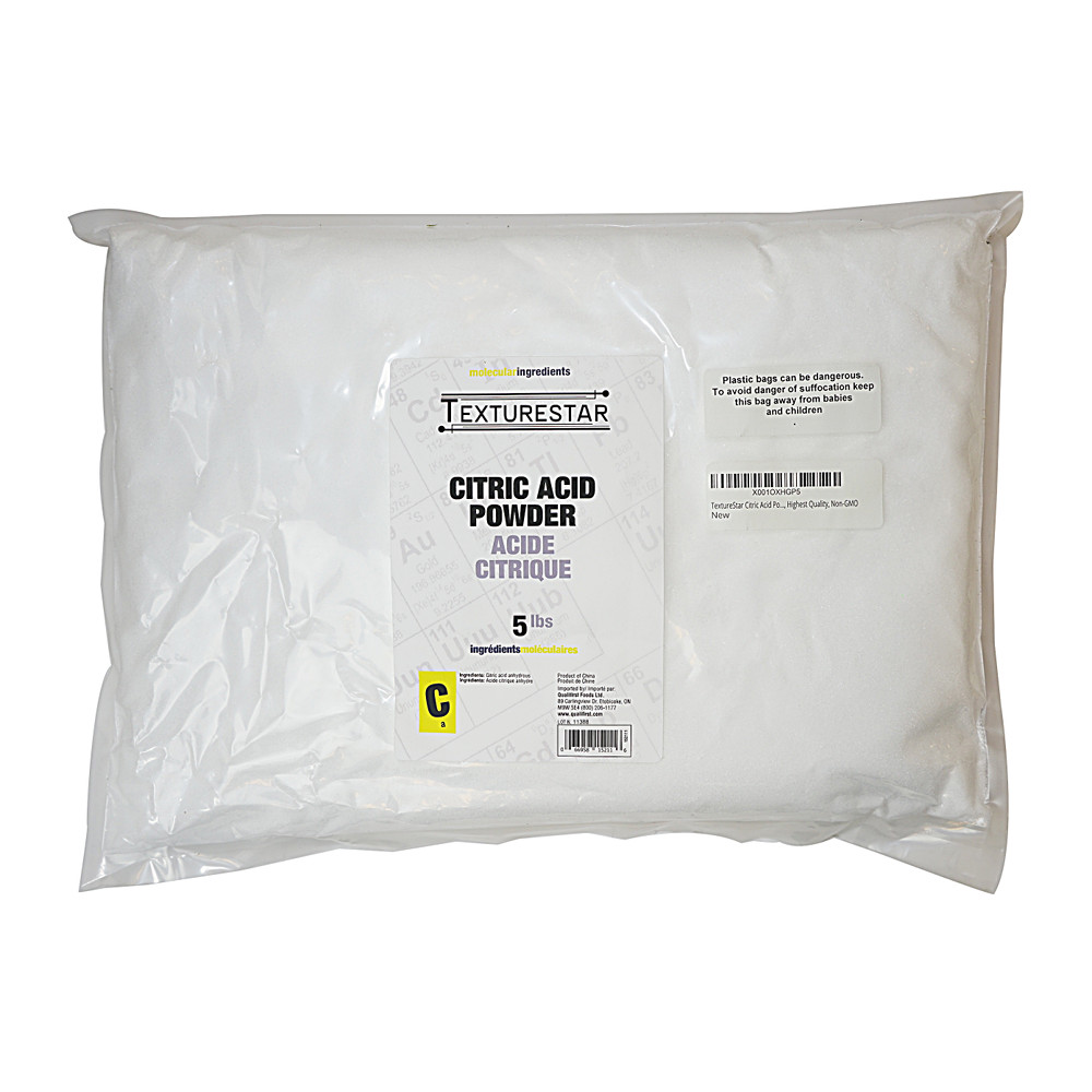 Citric Acid Powder. 5 lbs Texturestar