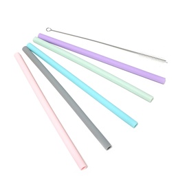 [ARTG-8008] Straw Silicone Assorted Set- 6 pc Artigee