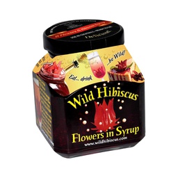 [150950] Hibiscus Flowers Whole in Syrup 200 ml Wild Hibiscus